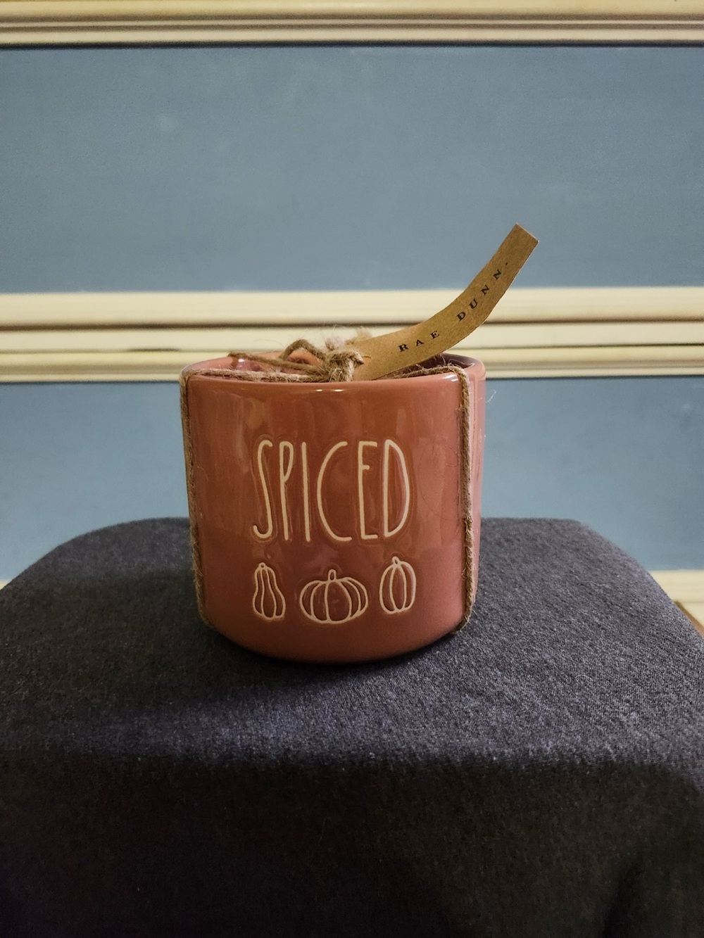 Rae Dunn Spiced Ceramic Candle - Rose Dust